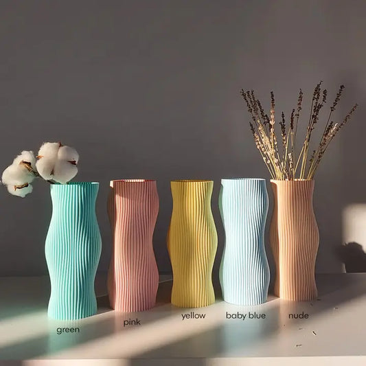 Iris Dried Flower Vase