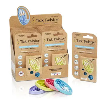 Display of 12 Clipbox Tick Twister® Cases