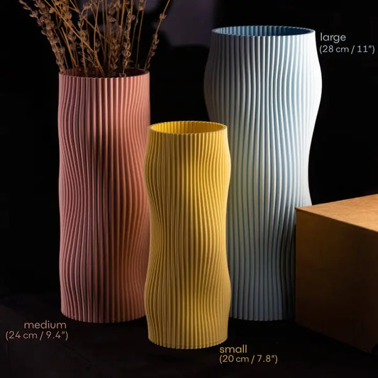 Iris Dried Flower Vase
