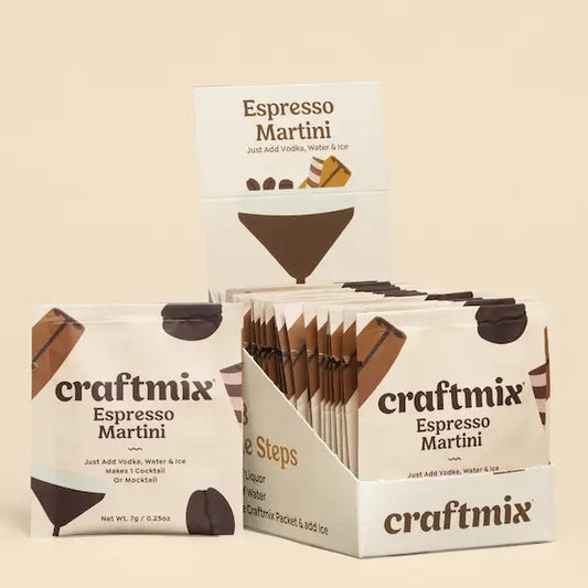 Espresso Martini Cocktail / Mocktail Mixer - 24ct Caddy